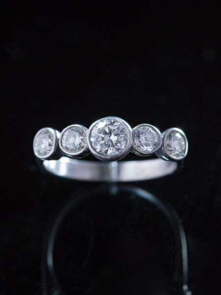 Reserved to S! Vintage Diamond Five Stone Ring